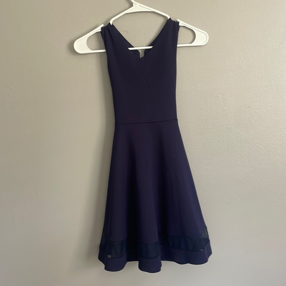 kids navy blue dress